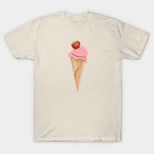 Strawberry Ice-Cream Cone T-Shirt